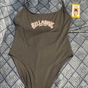 Billabong Charcoal One Piece Swimsuit